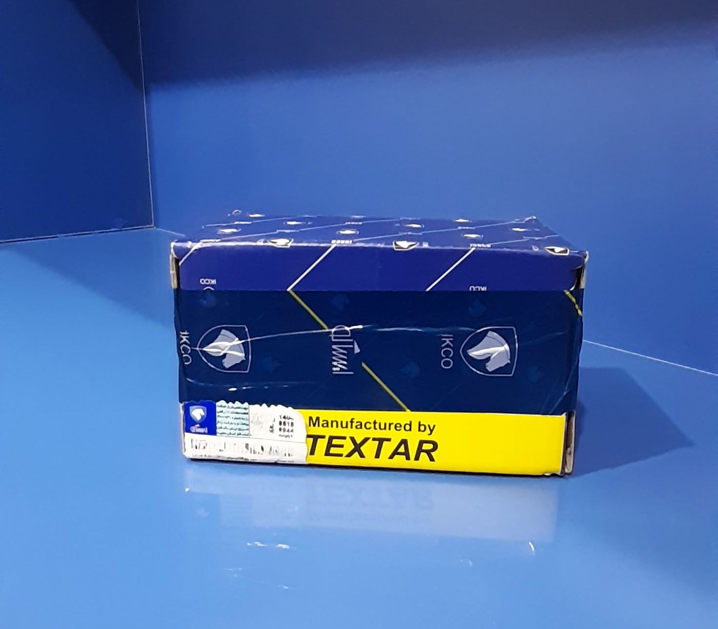 لنت دیسکی جلو بدون سیم پژو206 تیپ 5(TU5)شرکتی اصل ایساکو کد 1620102225