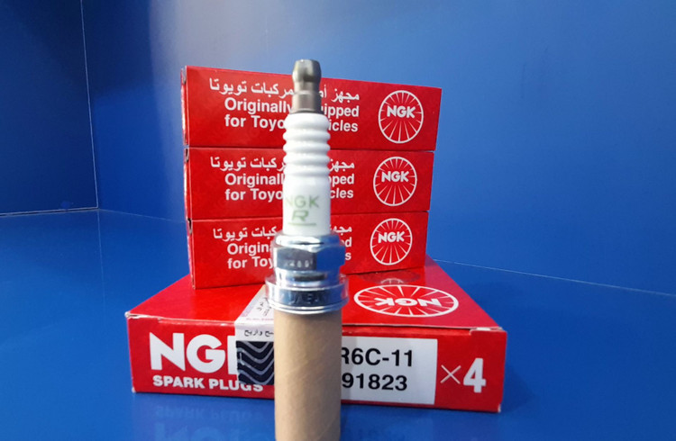 شمع خوردو ان جی کا (NGK) پایه بلند کد LFR6C-11 91823ساخت کشور ژاپن دارای کد اصالت کالا توسعه تجارت