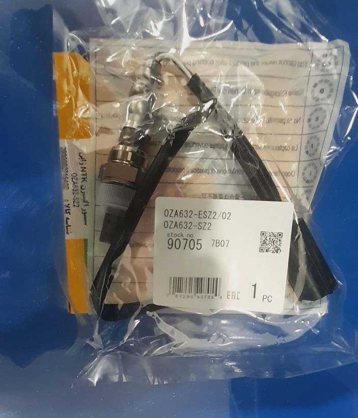 سنسور اکسیژن NTK ساخت ژاپن OZA632-SZ2دارای شناسه کالا و کد رهگیری