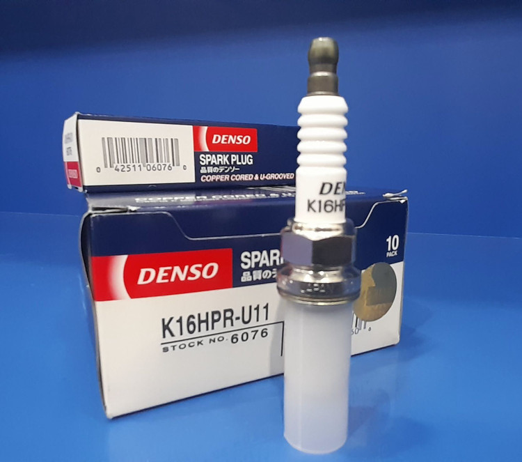 شمع پایه بلند دنسو (DENSO )کد K16HPR-U116067ساخت کشور ژاپن دارای لیبل شرکت وارد کننده ویژن VISIUN