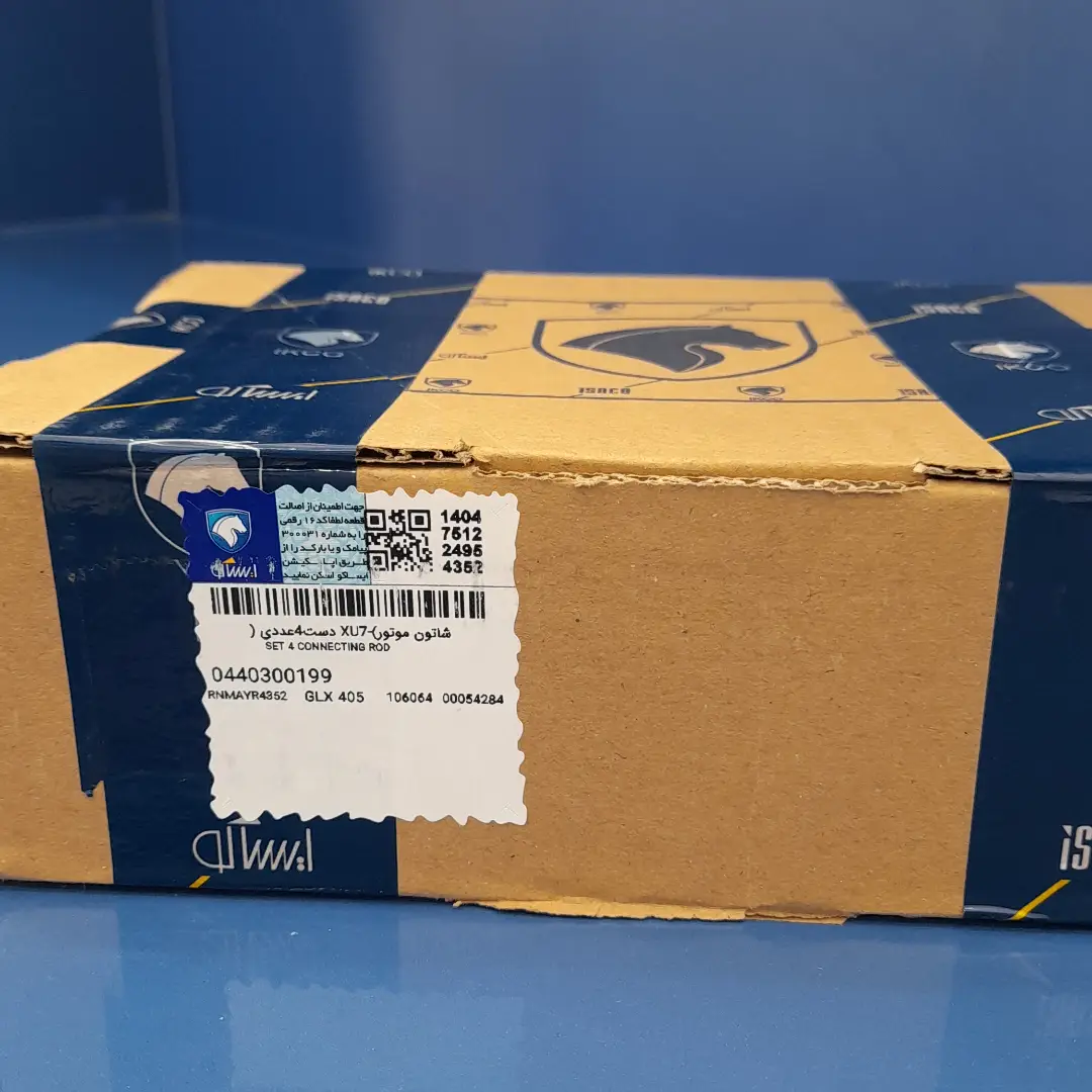 شاتون موتور XU7 دست 4عددی ایساکو شرکتی اصل کد 0440300199